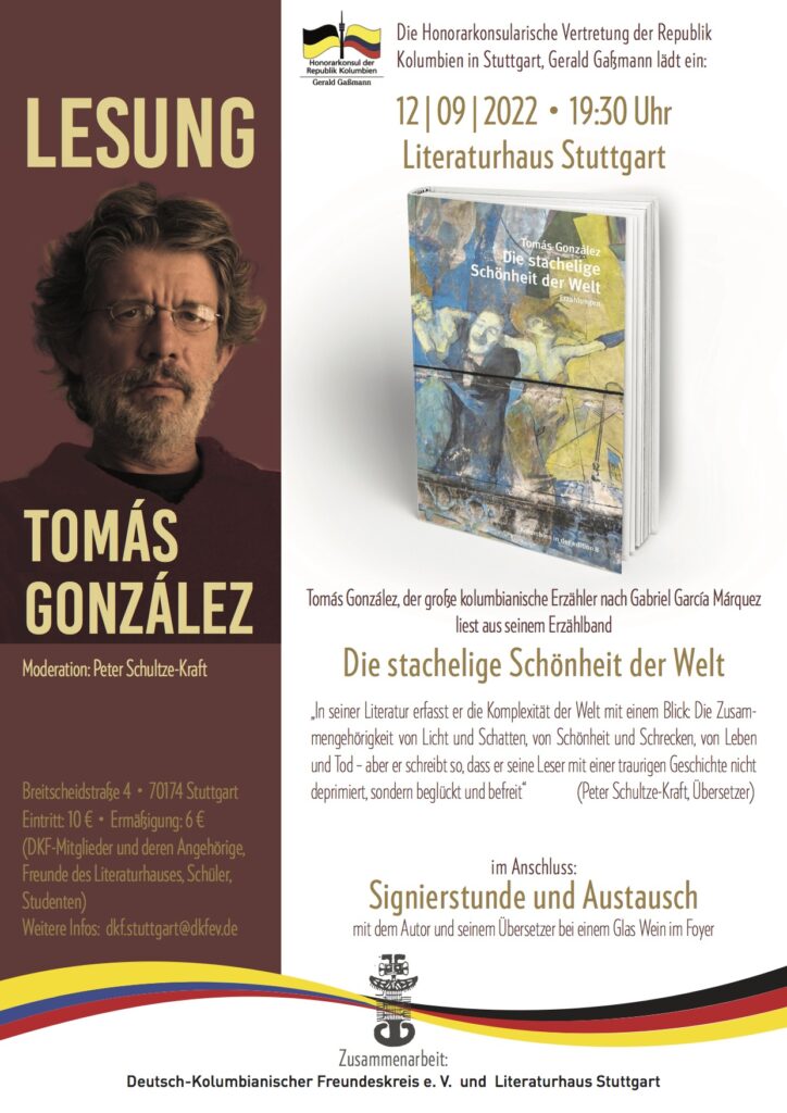 Lesung mit Tomás González